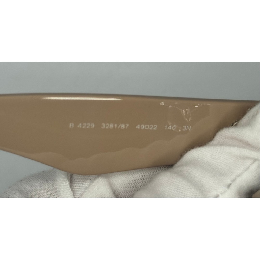 Burberry Sunglasses‎ Round Beige Frames Designer Eyewear Italy B 4229 - Picture 4 of 10